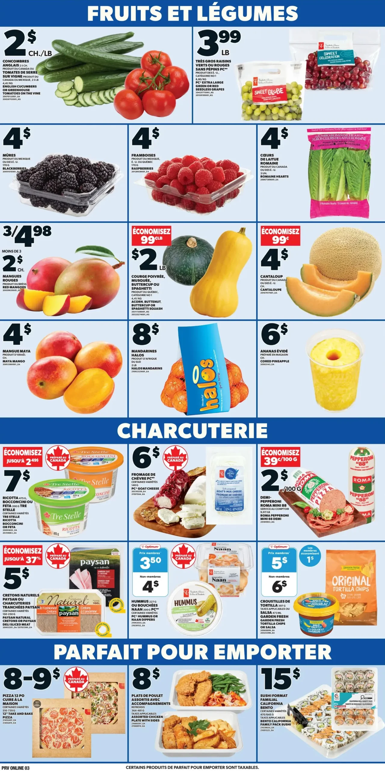 Page 3 de la Circulaire Provigo du 18 au 24 septembre 2025