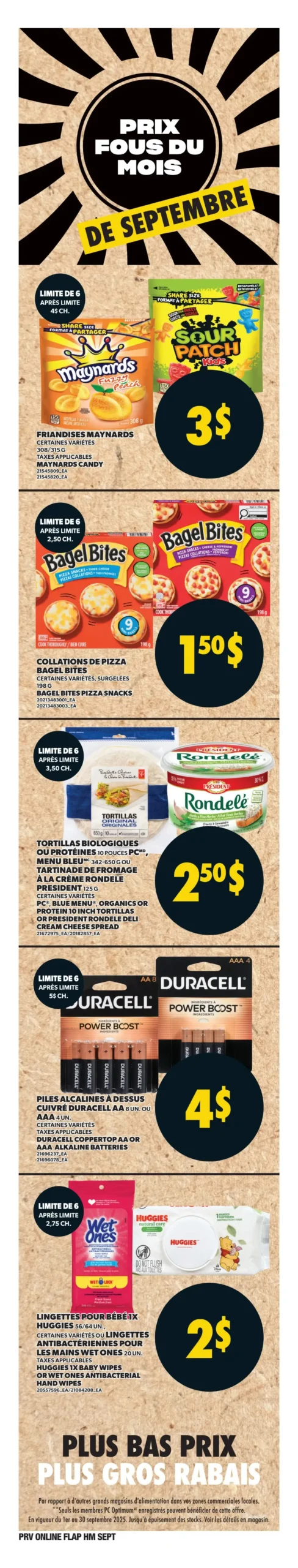 Page 5 de la Circulaire Provigo du 18 au 24 septembre 2025