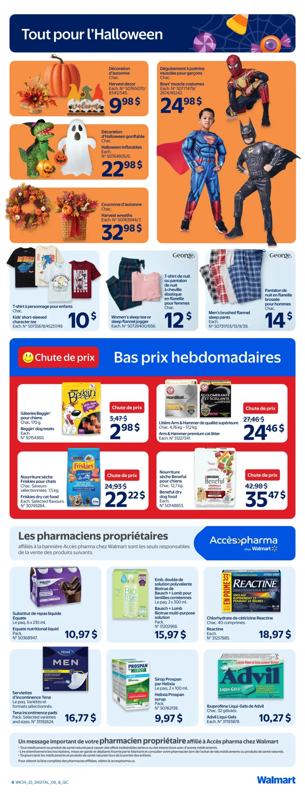 Page 8 de la Circulaire Walmart du 18 au 24 septembre 2025