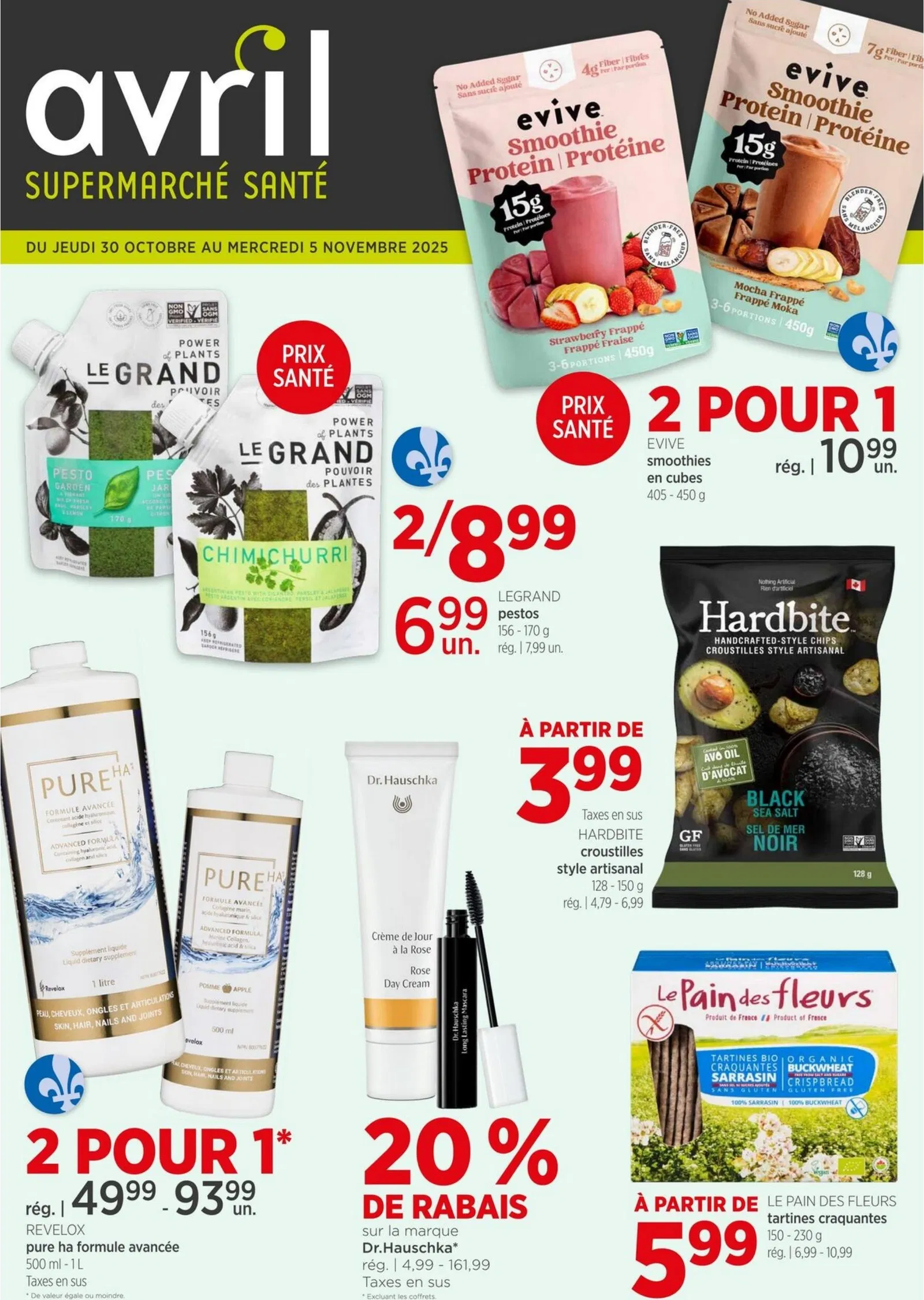 Page 1 de la Circulaire Avril du 30 octobre au 5 novembre 2025