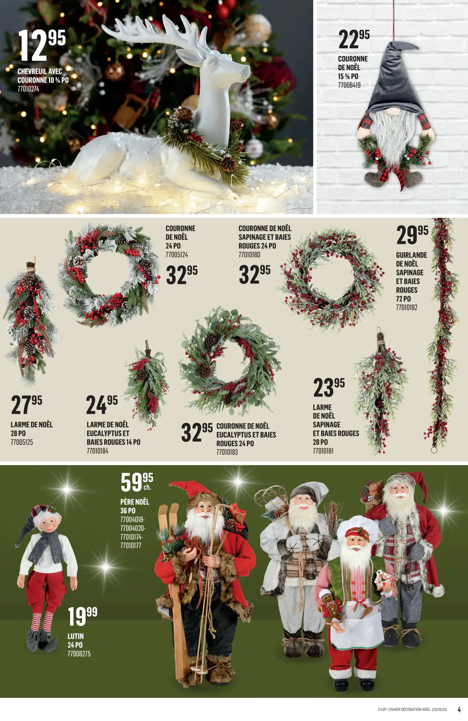 Page 4 de la Circulaire Canac Féérie de Noël du 23 au 29 octobre 2025