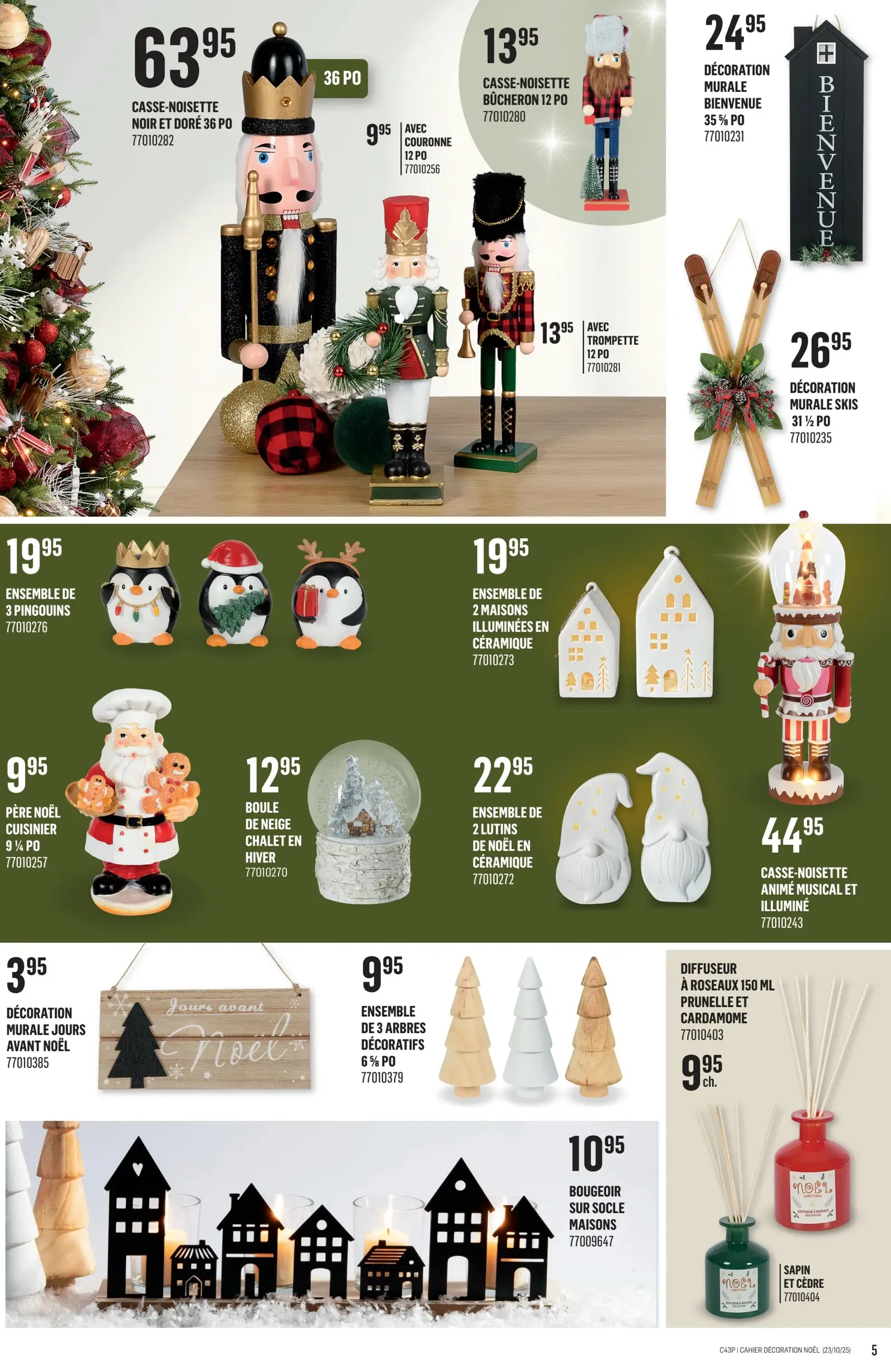 Page 5 de la Circulaire Canac Féérie de Noël du 23 au 29 octobre 2025