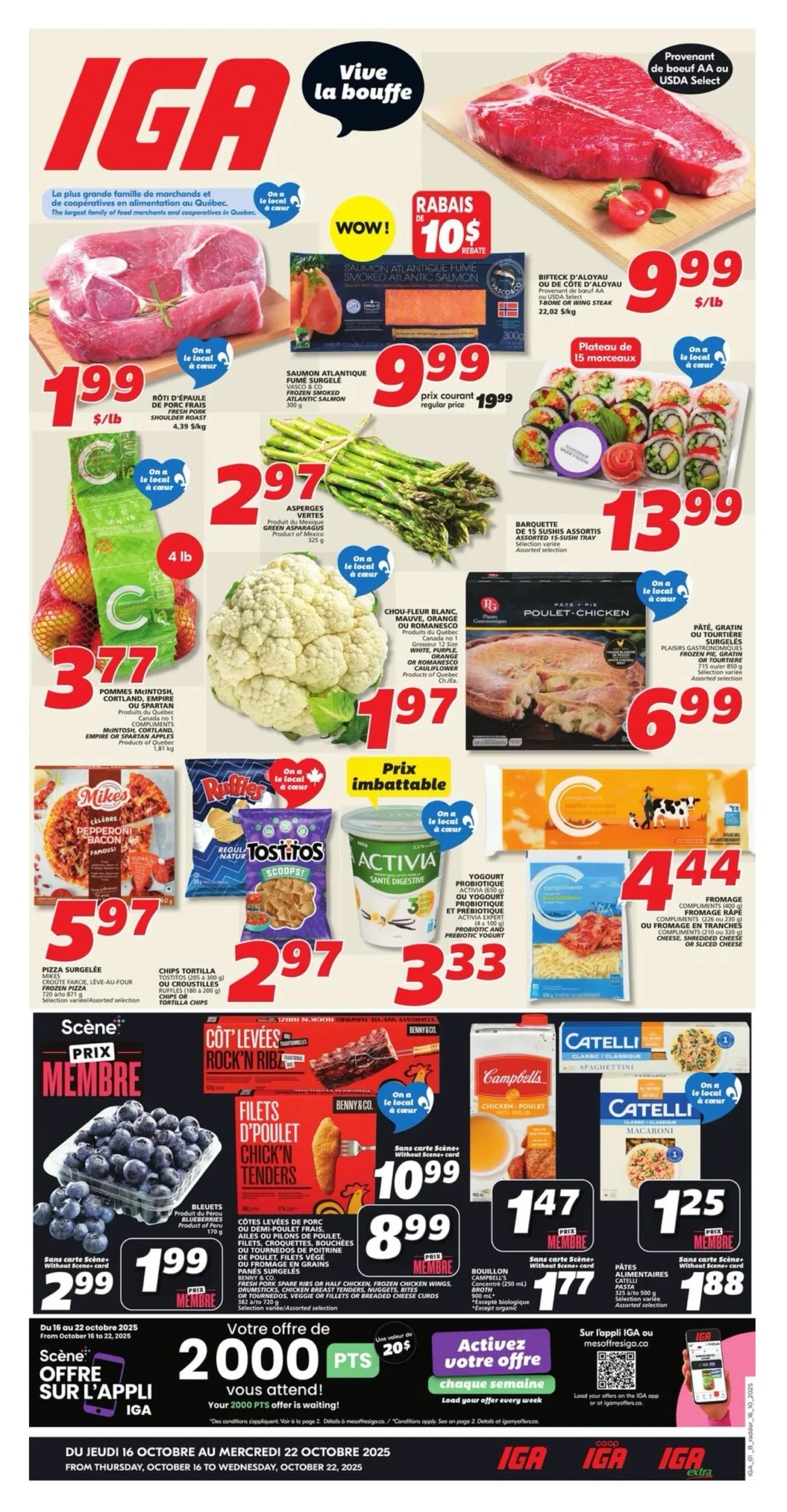 Page 1 de la Circulaire IGA du 16 au 22 octobre 2025