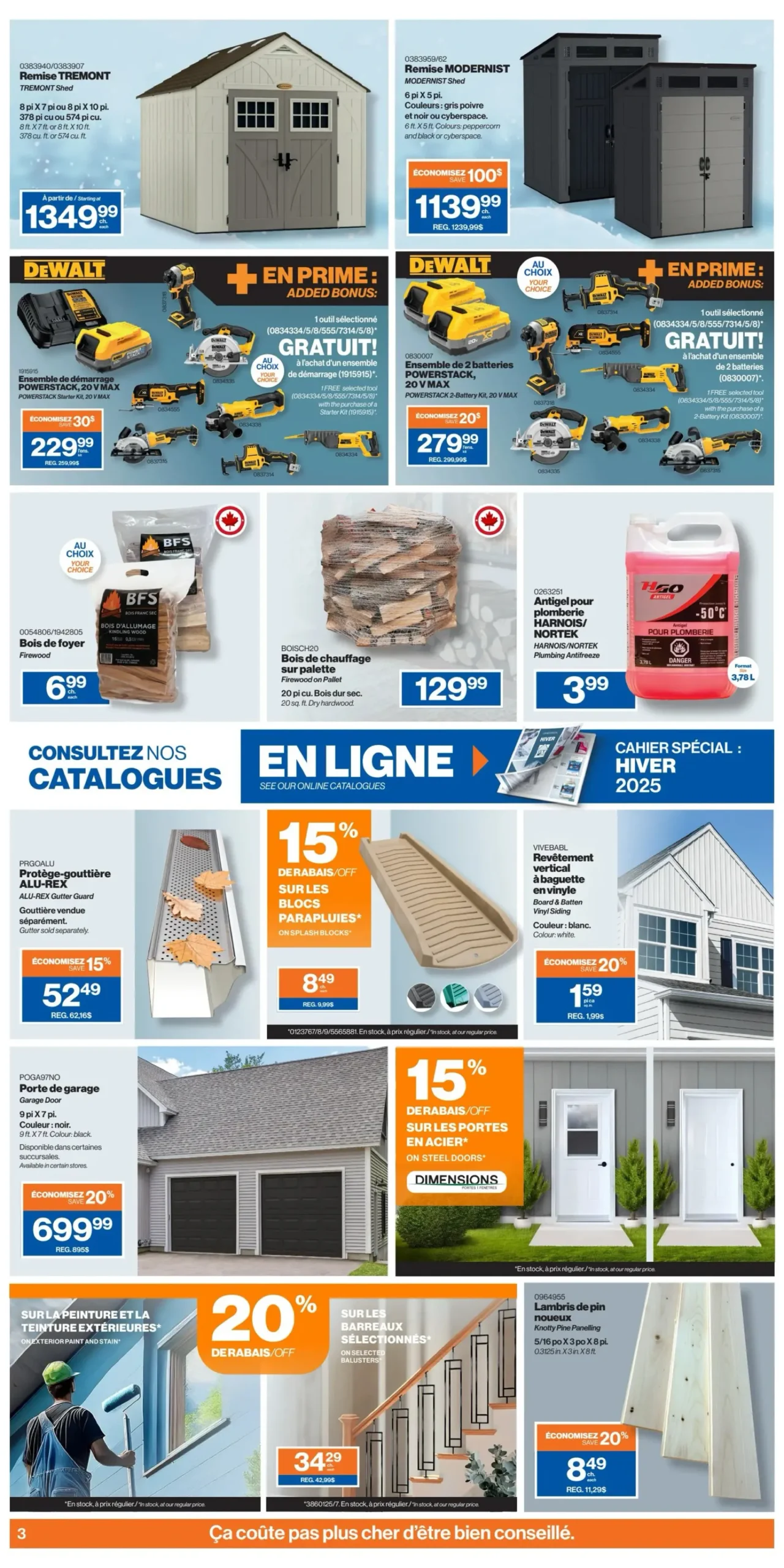Page 3 de la Circulaire Patrick Morin du 2 au 8 octobre 2025