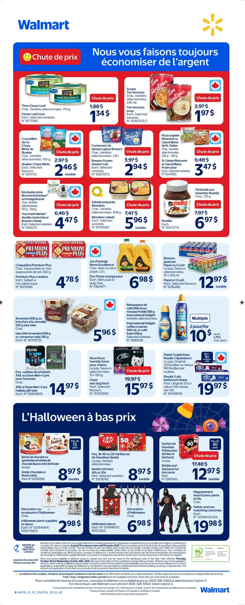 Page 8 de la Circulaire Walmart du 23 au 29 octobre 2025