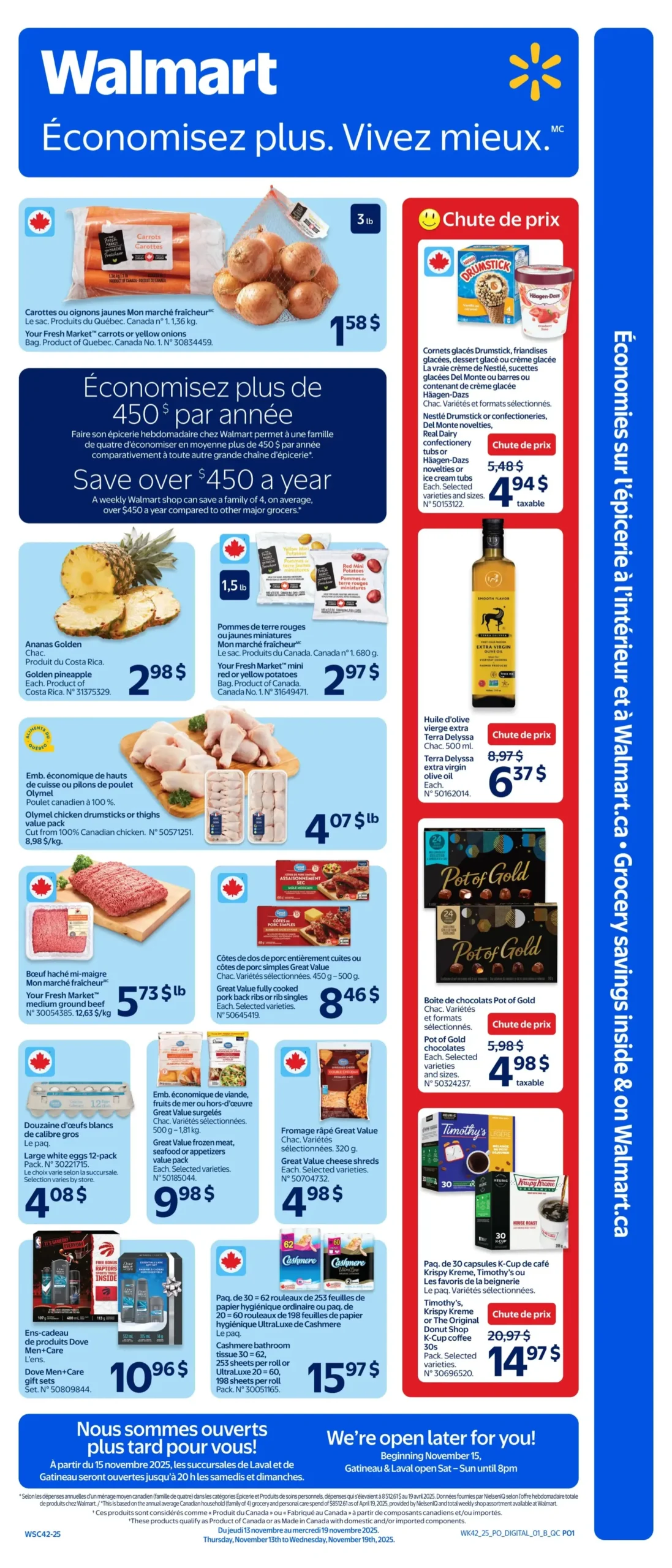 Page 3 de la Circulaire Walmart Vendredi Fou du 13 au 19 novembre 2025
