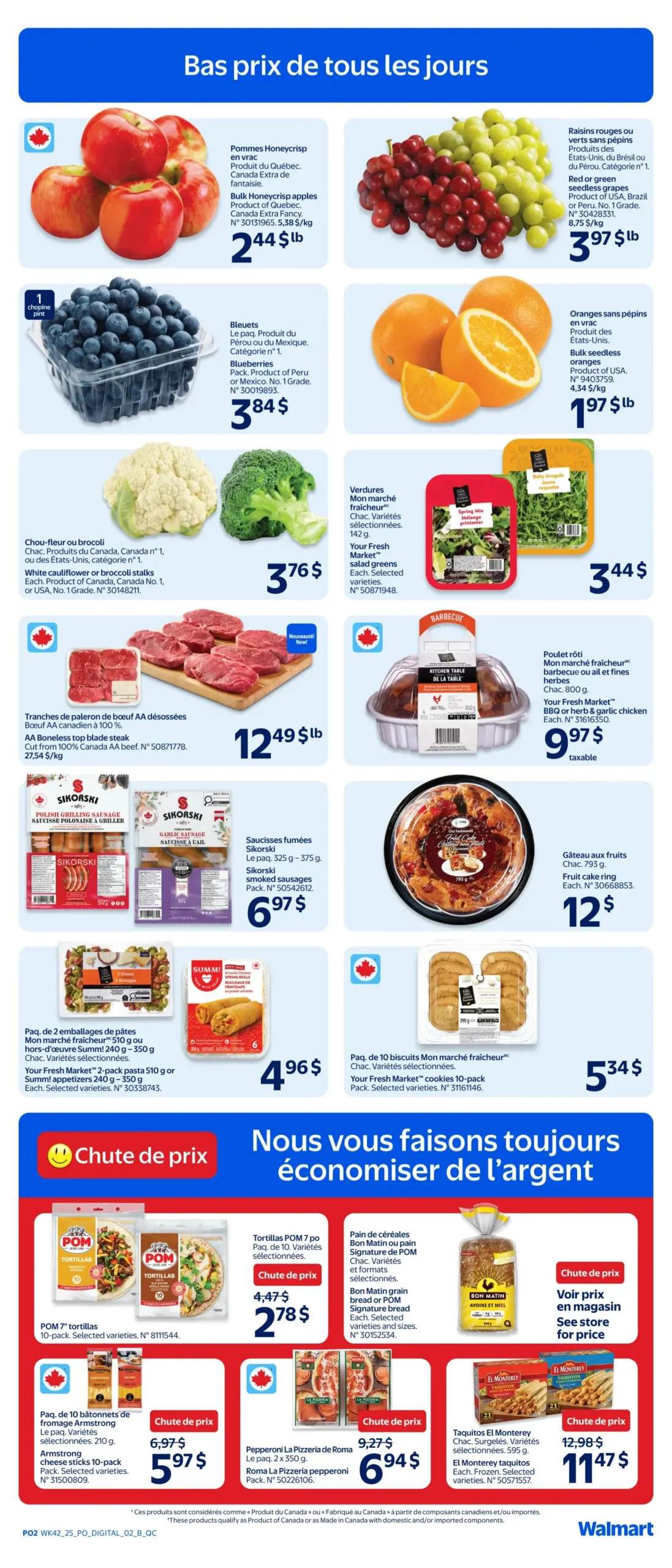 Page 4 de la Circulaire Walmart Vendredi Fou du 13 au 19 novembre 2025