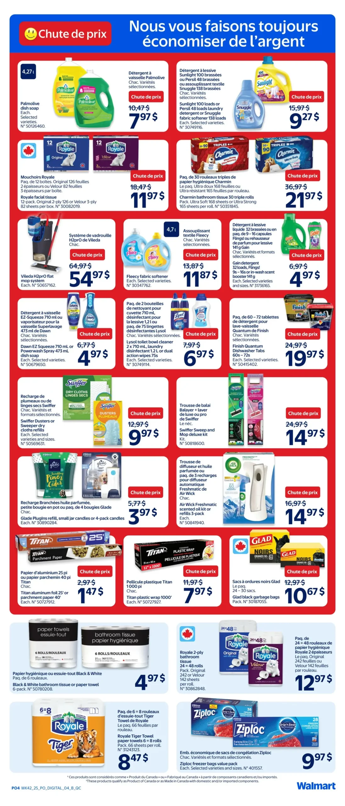 Page 6 de la Circulaire Walmart Vendredi Fou du 13 au 19 novembre 2025