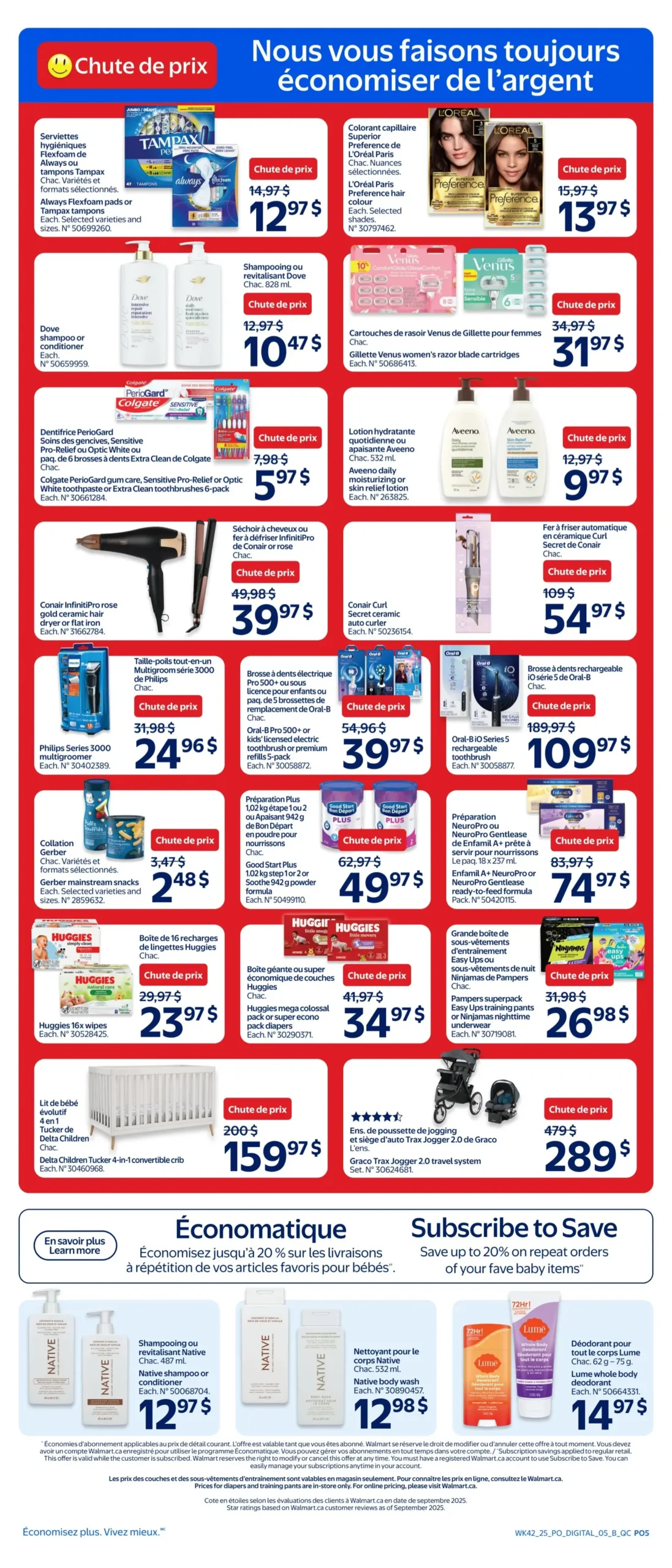 Page 7 de la Circulaire Walmart Vendredi Fou du 13 au 19 novembre 2025