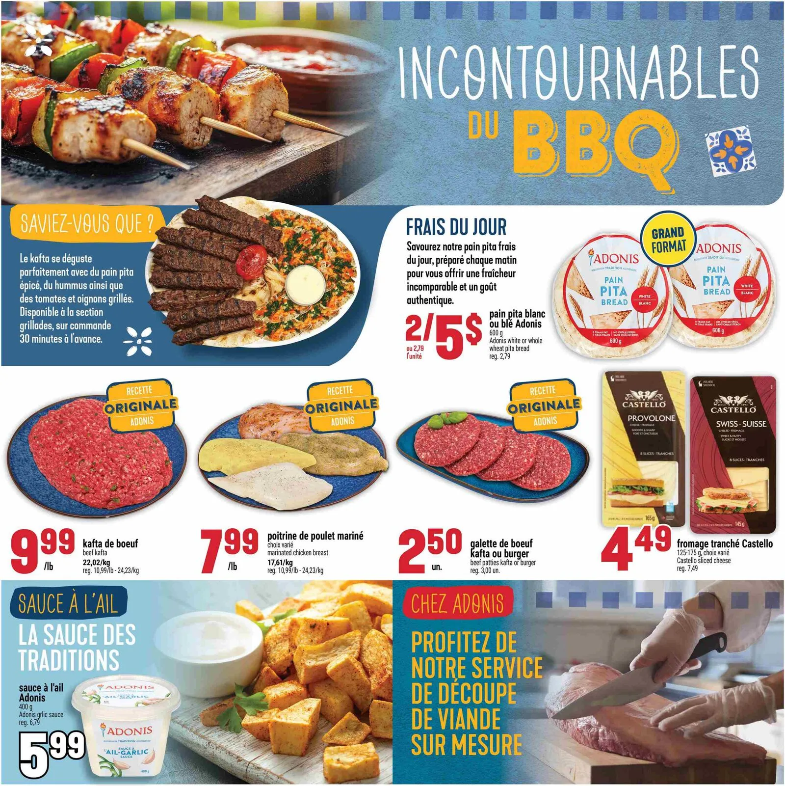 Page 2 de la Cahier Adonis BBQ du 28 mai au 3 juin 2026