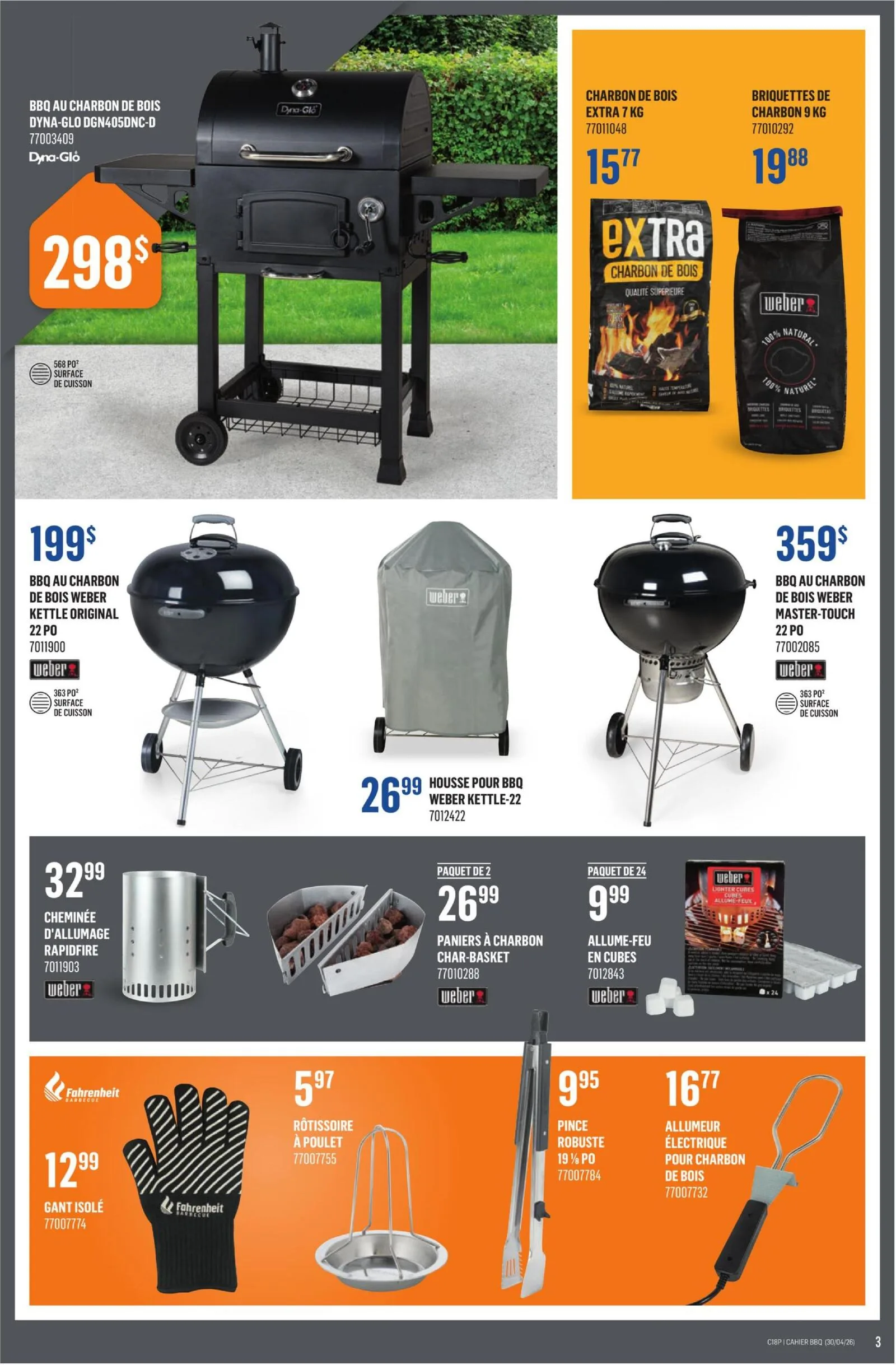 Page 3 de la Cahier BBQ Canac du 30 avril au 6 mai 2026