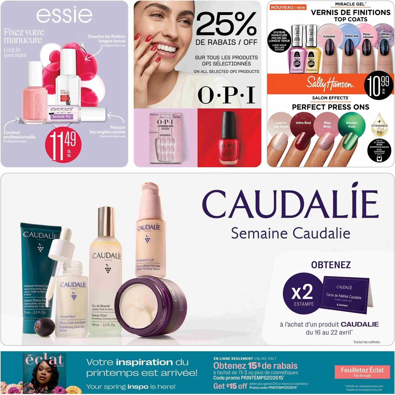 Page 3 de la Cahier Beauté Jean Coutu du 16 au 22 avril 2026