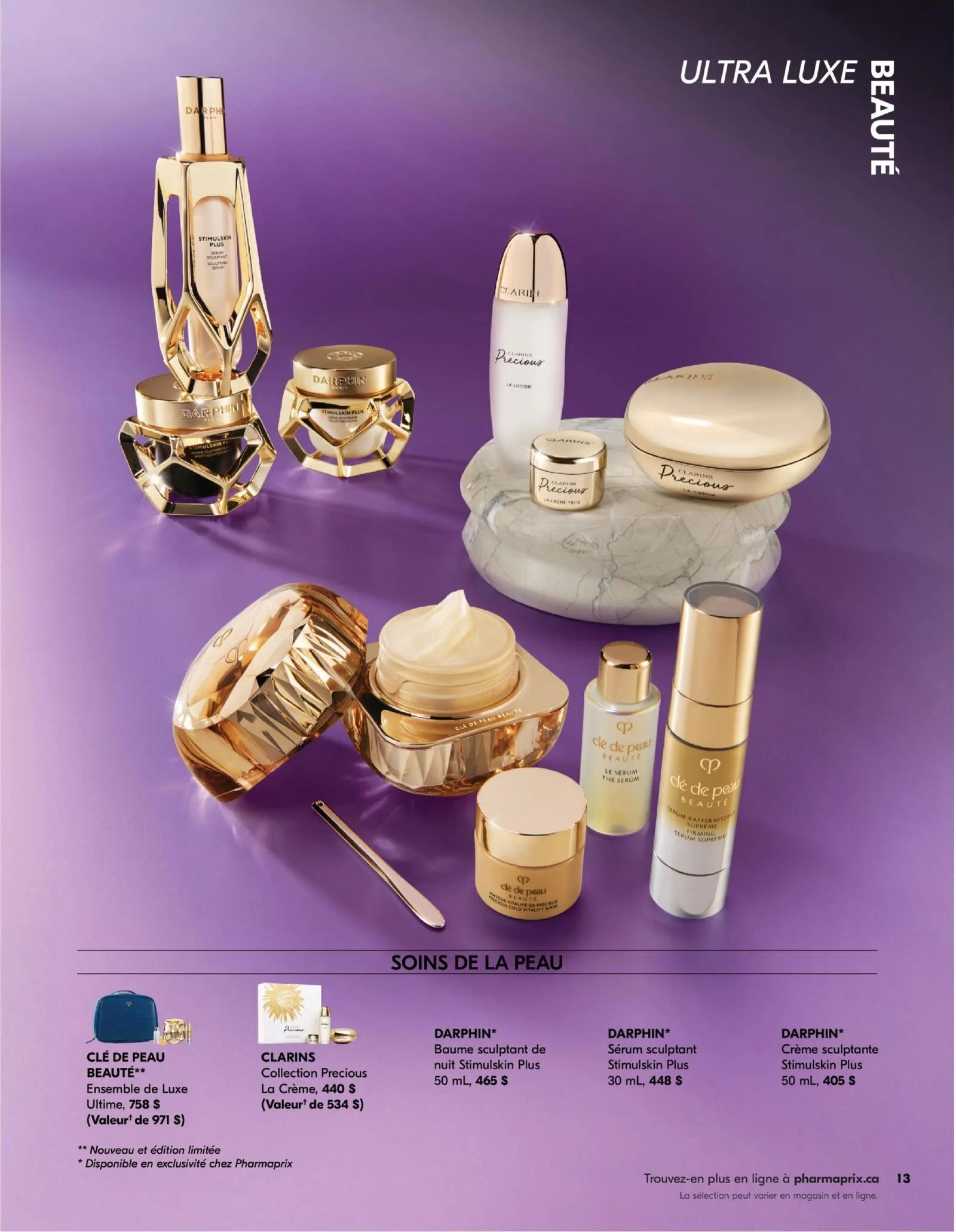 Page 13 de la Cahier Beauté Pharmaprix du 11 avril au 10 mai 2026