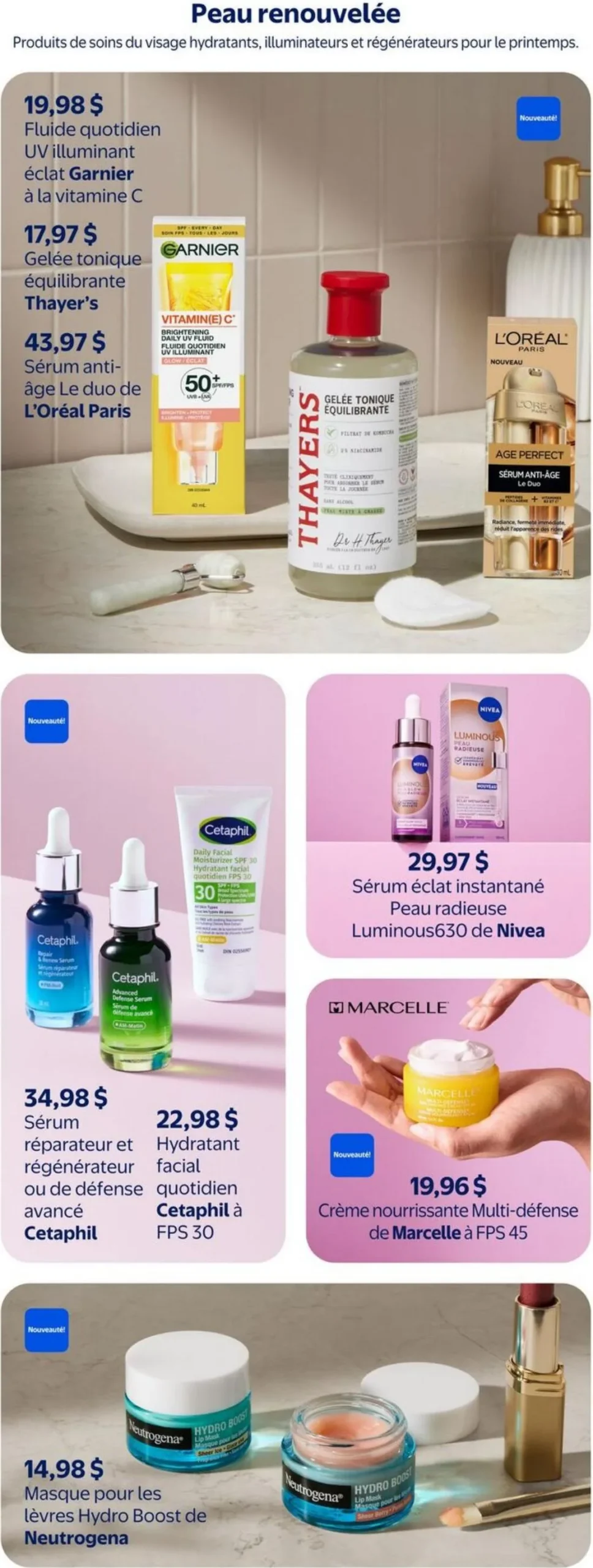 Page 4 de la Cahier Beauté Walmart du 2 au 15 avril 2026