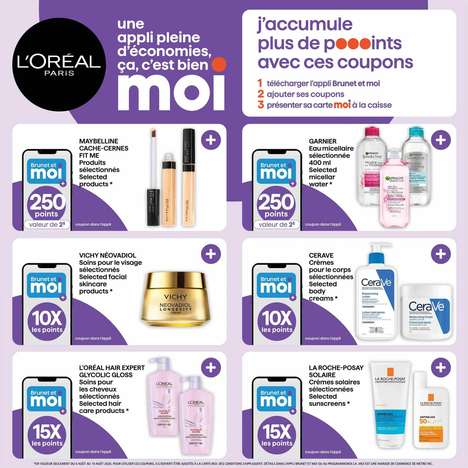 Page 5 de la Cahier Brunet MOI du 6 au 19 août 2026