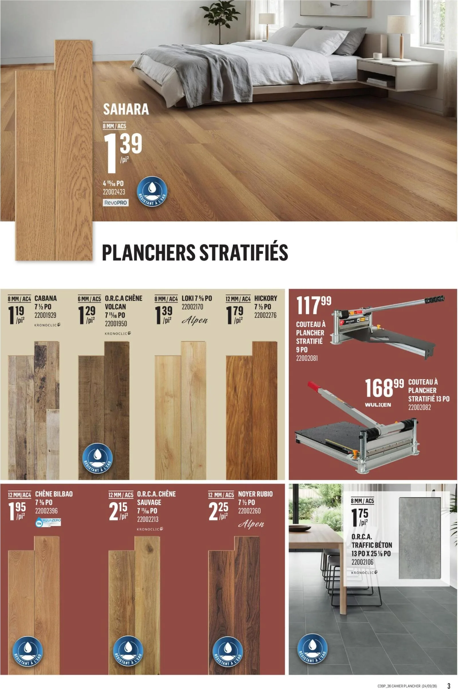 Page 3 de la Cahier Canac Inspiration décor du 24 septembre au 7 octobre 2026