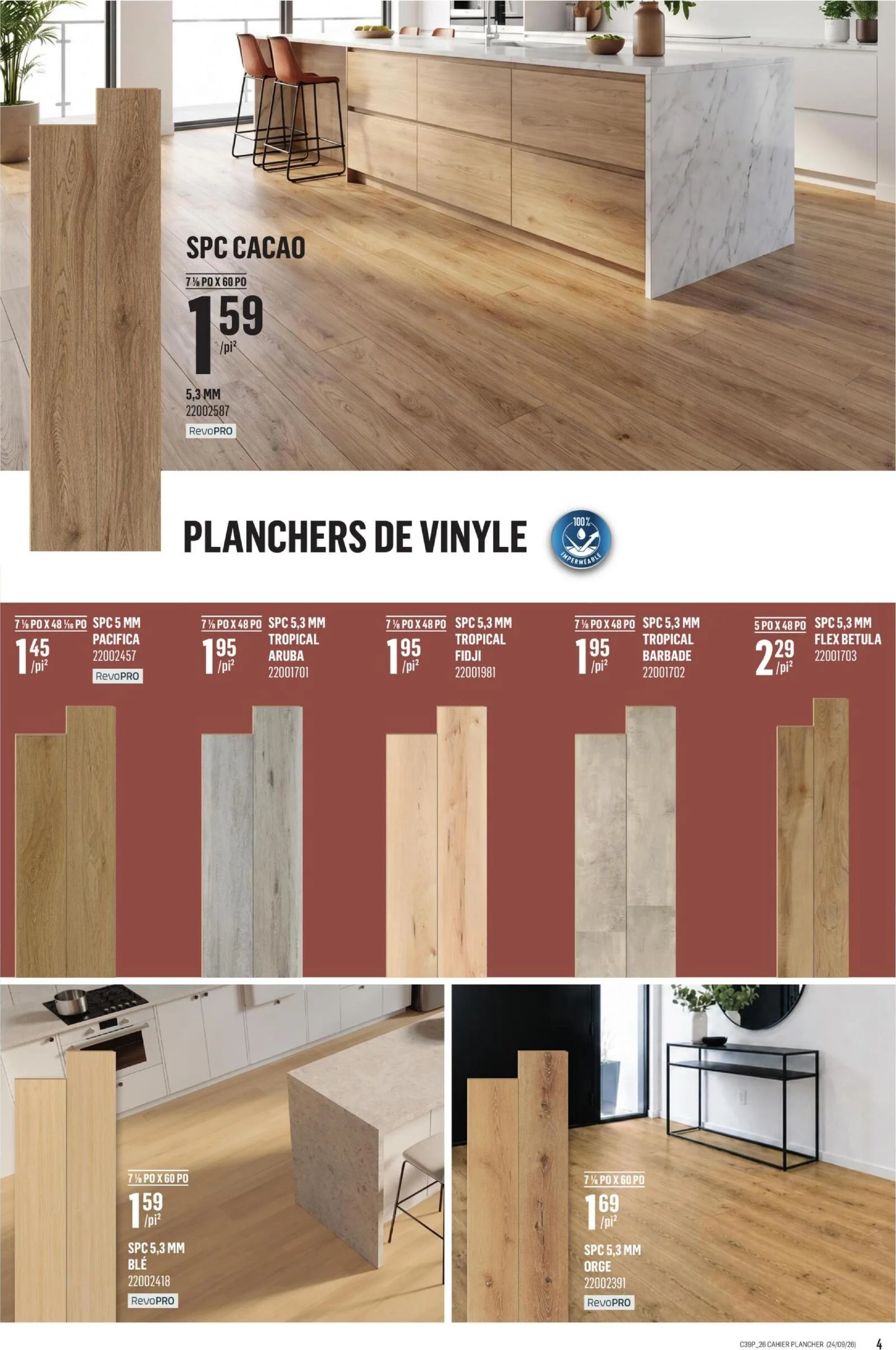 Page 4 de la Cahier Canac Inspiration décor du 24 septembre au 7 octobre 2026
