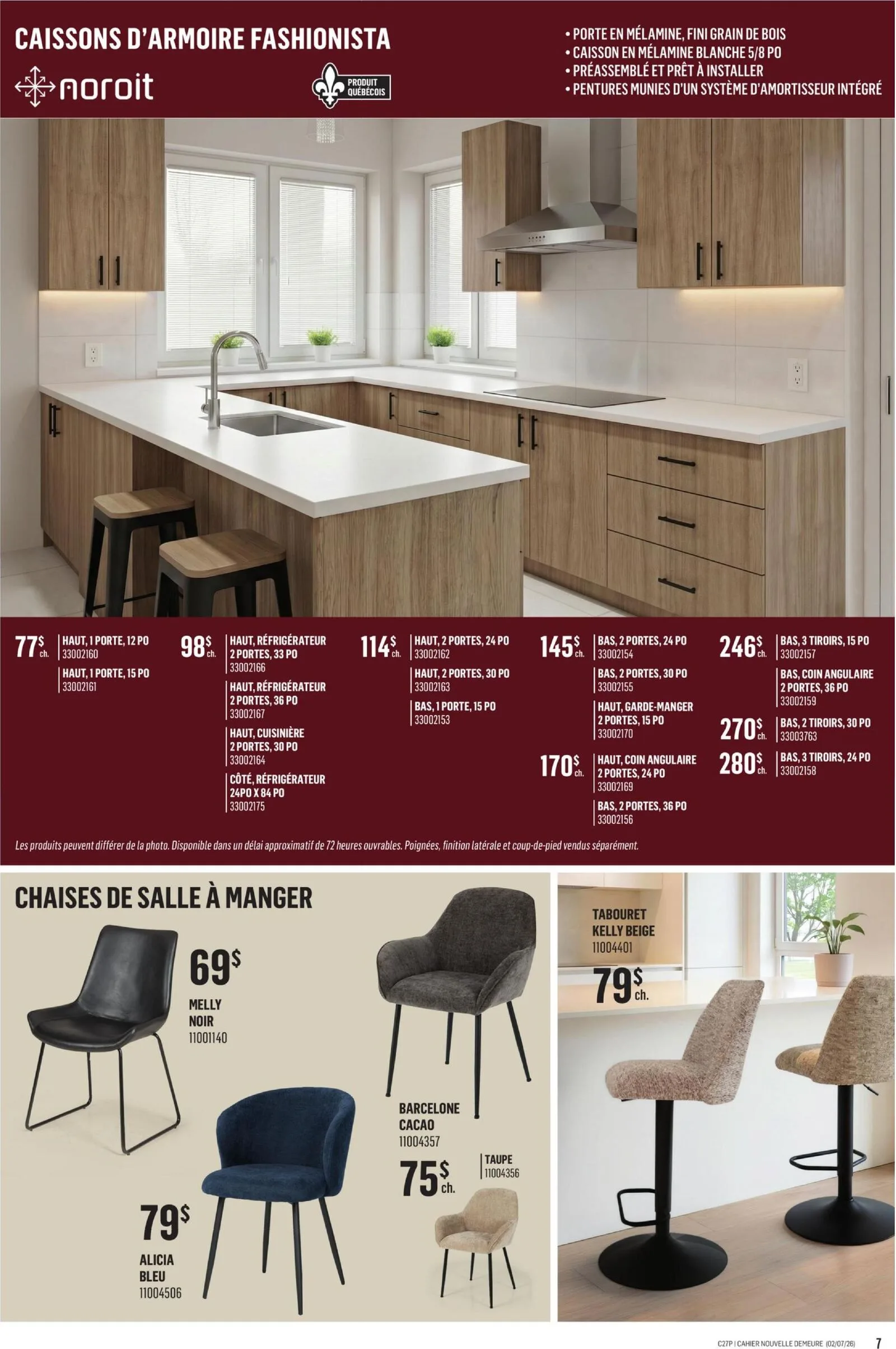 Page 7 de la Cahier Canac Nouvelle Demeure du 2 au 15 juillet 2026