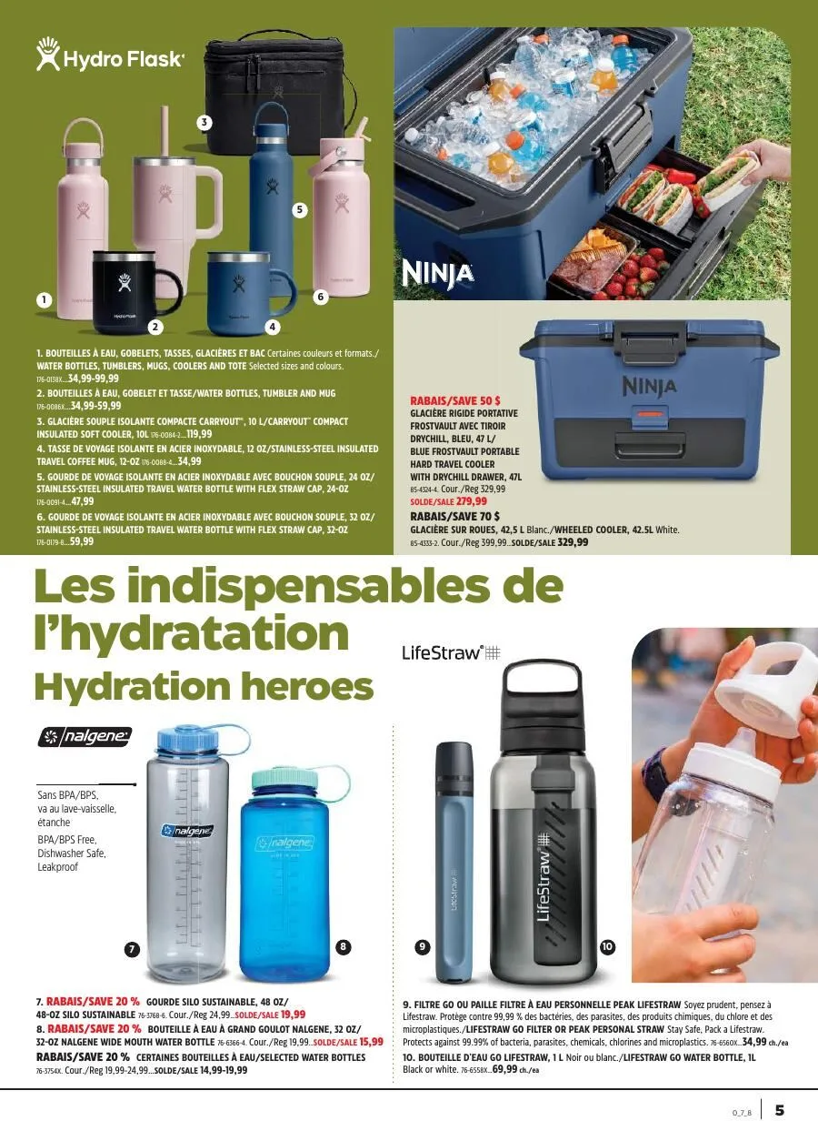 Page 5 de la Cahier Canadian Tire En pleine nature du 7 au 27 mai 2026