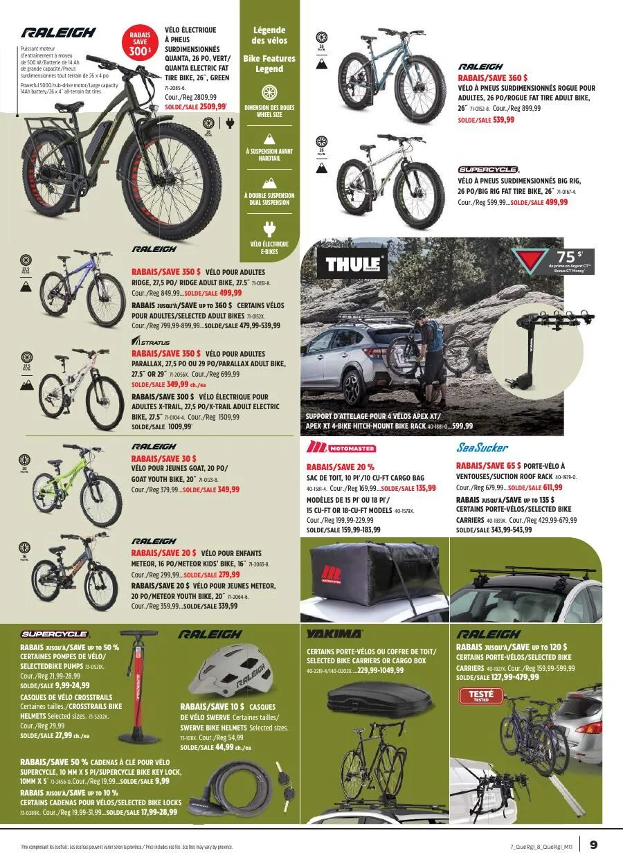 Page 9 de la Cahier Canadian Tire En pleine nature du 7 au 27 mai 2026
