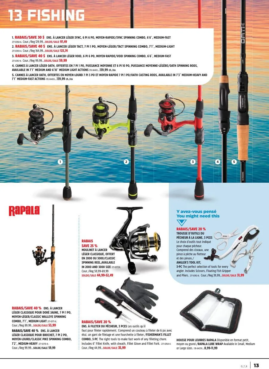 Page 13 de la Cahier Canadian Tire En pleine nature du 7 au 27 mai 2026