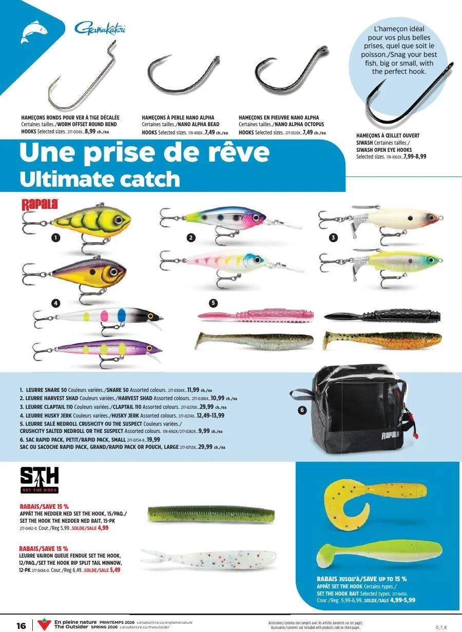 Page 16 de la Cahier Canadian Tire En pleine nature du 7 au 27 mai 2026
