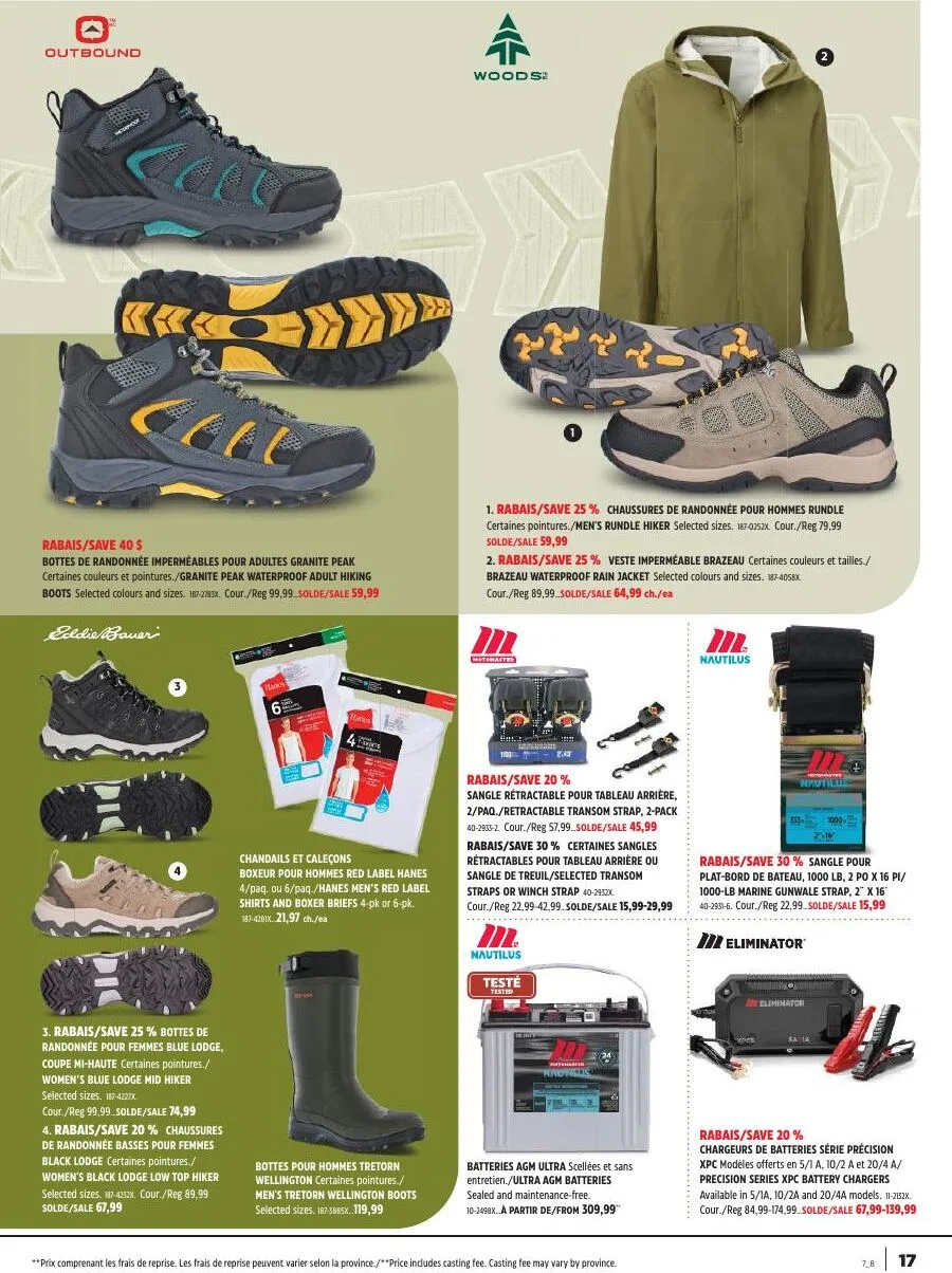Page 17 de la Cahier Canadian Tire En pleine nature du 7 au 27 mai 2026