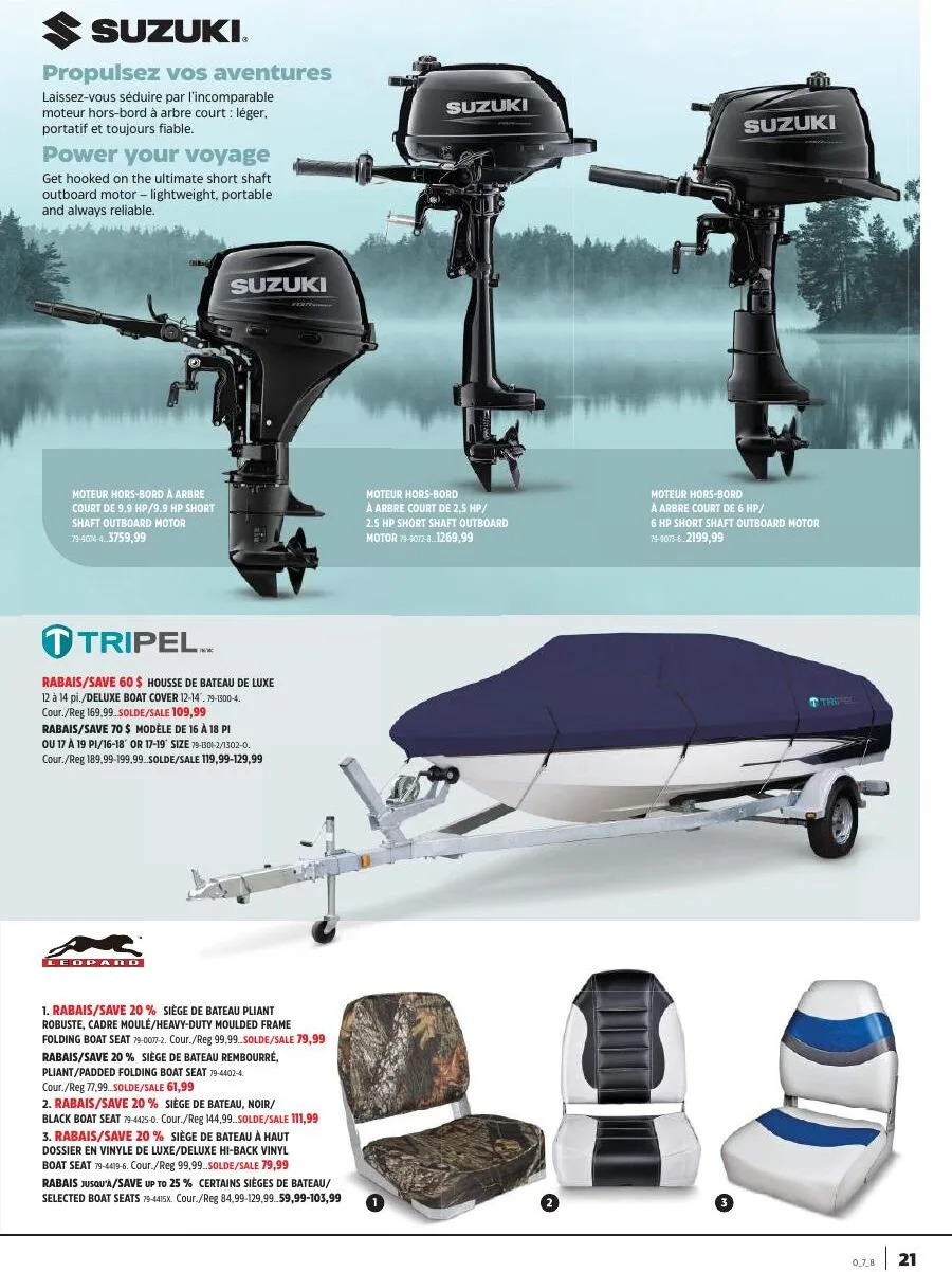 Page 21 de la Cahier Canadian Tire En pleine nature du 7 au 27 mai 2026