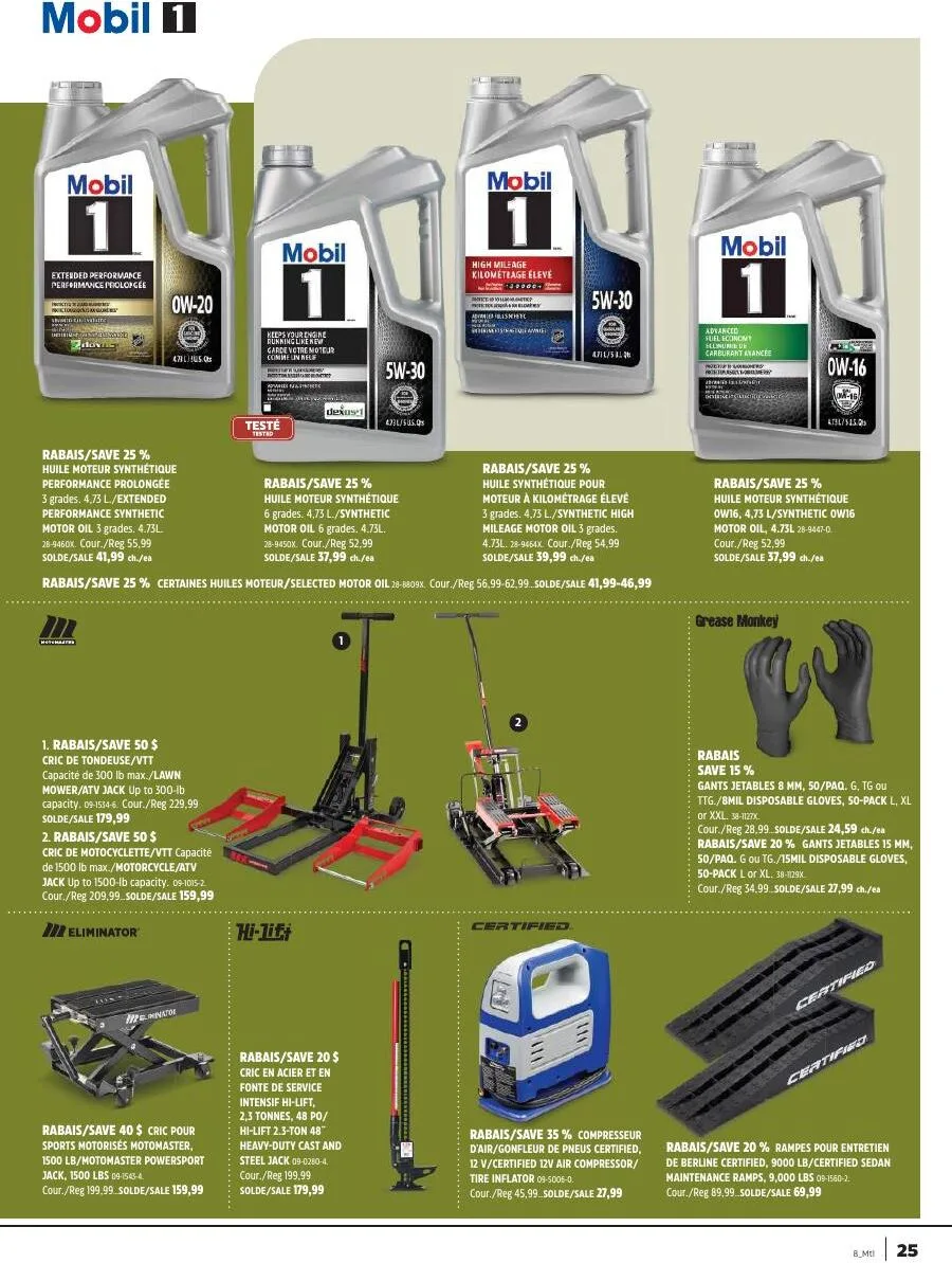 Page 25 de la Cahier Canadian Tire En pleine nature du 7 au 27 mai 2026