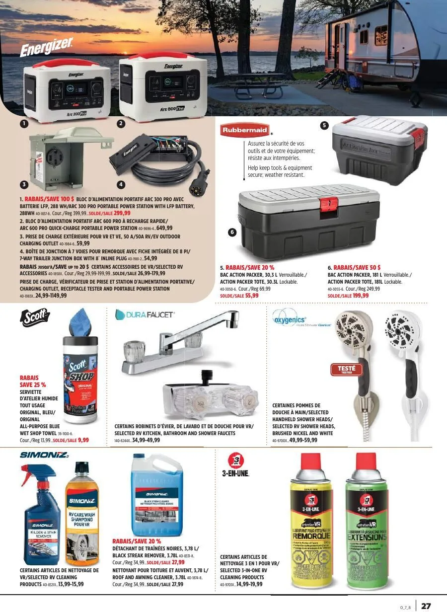 Page 27 de la Cahier Canadian Tire En pleine nature du 7 au 27 mai 2026