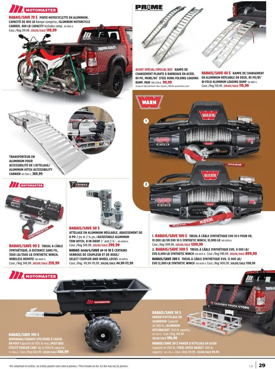 Page 29 de la Cahier Canadian Tire En pleine nature du 7 au 27 mai 2026