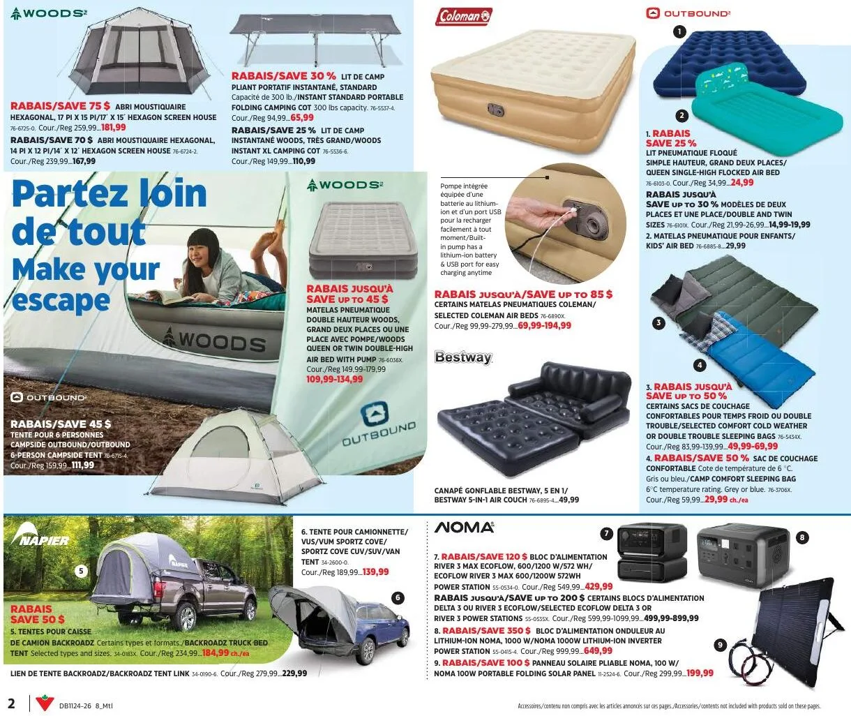 Page 2 de la Cahier Canadian Tire Inspirations ÉTÉ du 11 juin au 1 juillet 2026