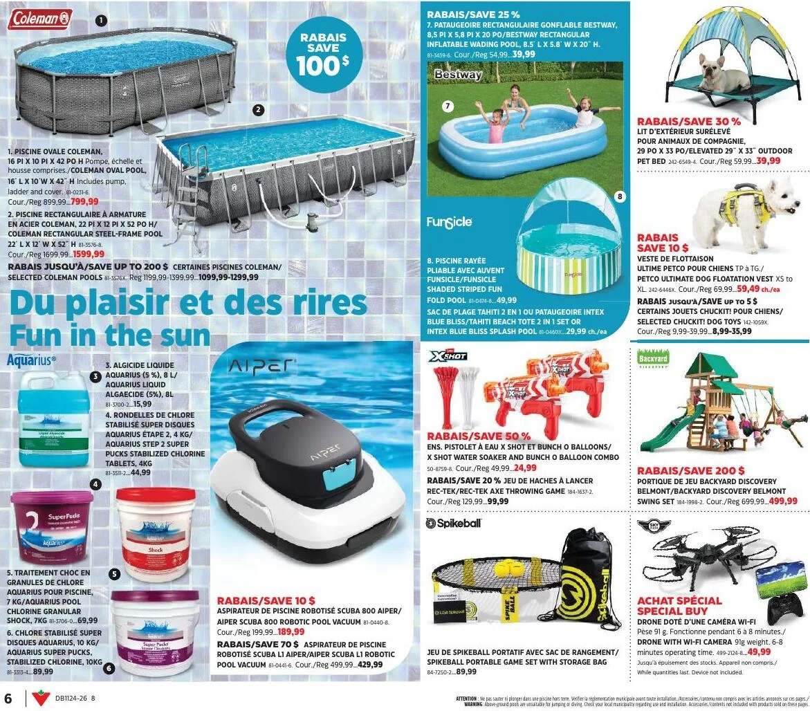 Page 6 de la Cahier Canadian Tire Inspirations ÉTÉ du 11 juin au 1 juillet 2026