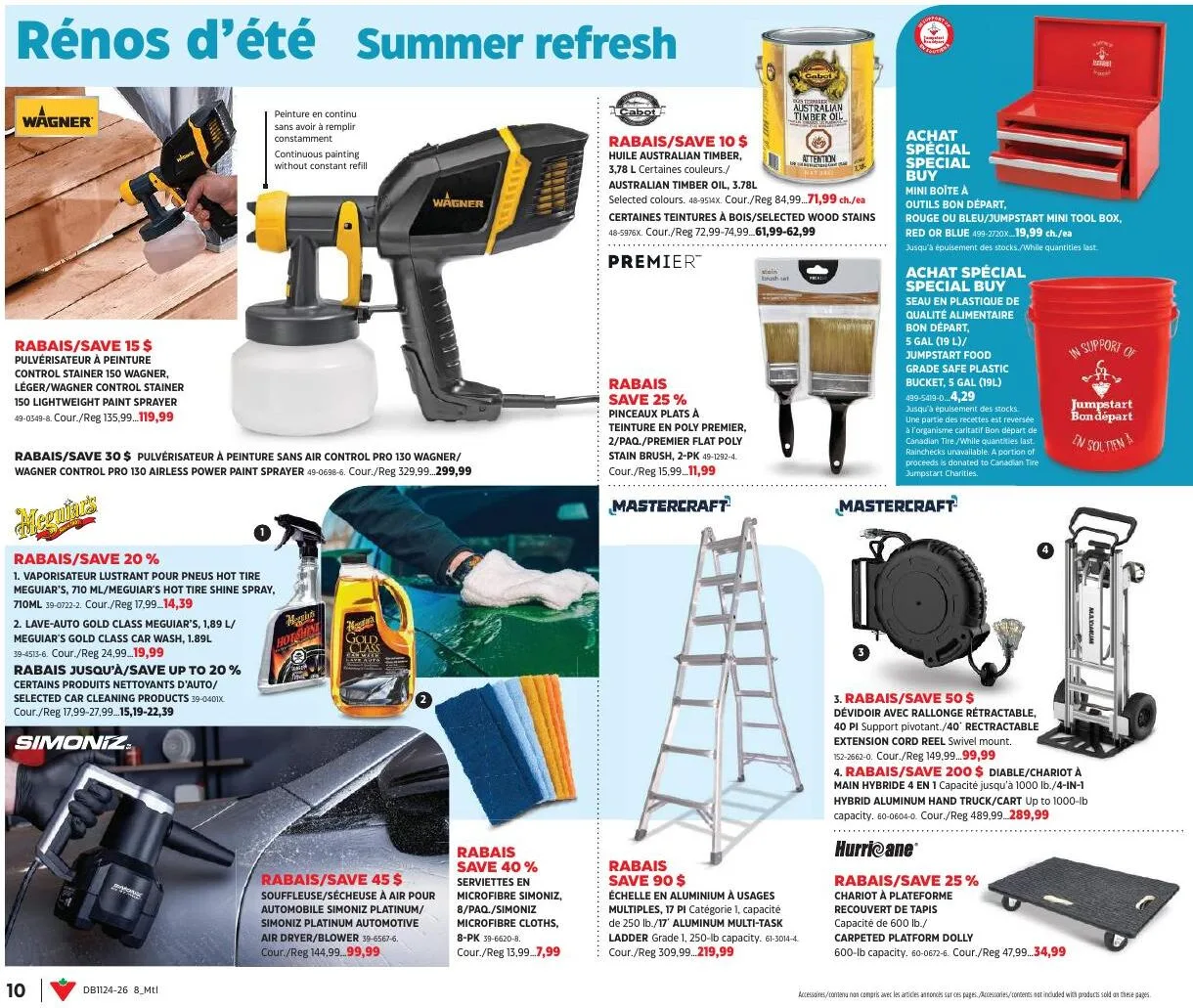 Page 10 de la Cahier Canadian Tire Inspirations ÉTÉ du 11 juin au 1 juillet 2026