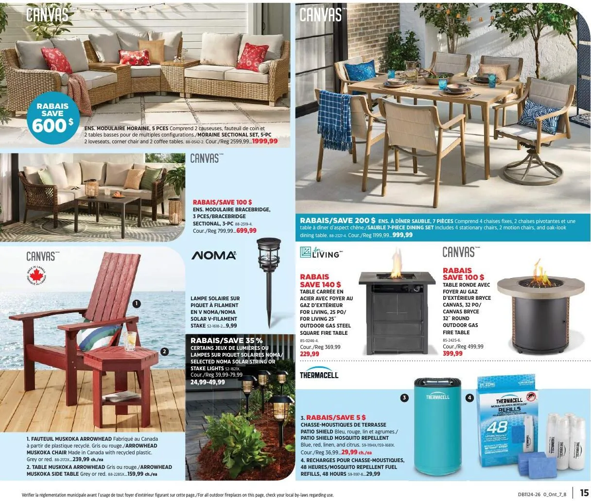 Page 15 de la Cahier Canadian Tire Inspirations ÉTÉ du 11 juin au 1 juillet 2026