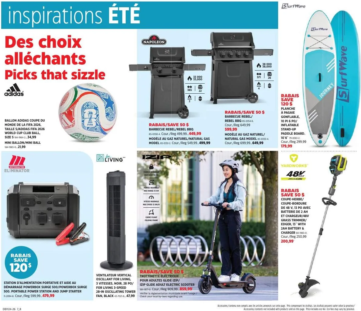 Page 20 de la Cahier Canadian Tire Inspirations ÉTÉ du 11 juin au 1 juillet 2026