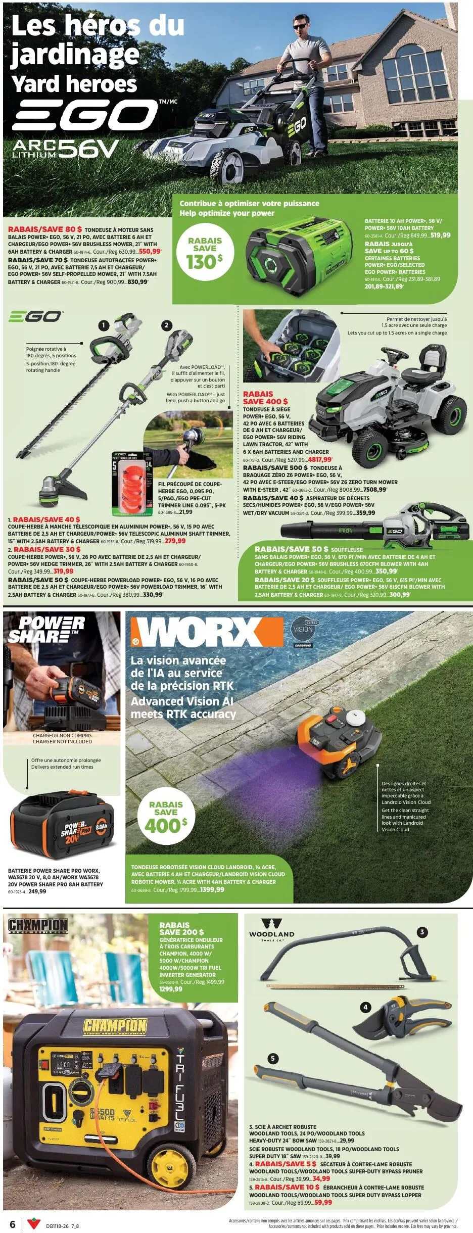 Page 8 de la Cahier Canadian Tire Inspirations Printemps du 30 avril au 20 mai 2026