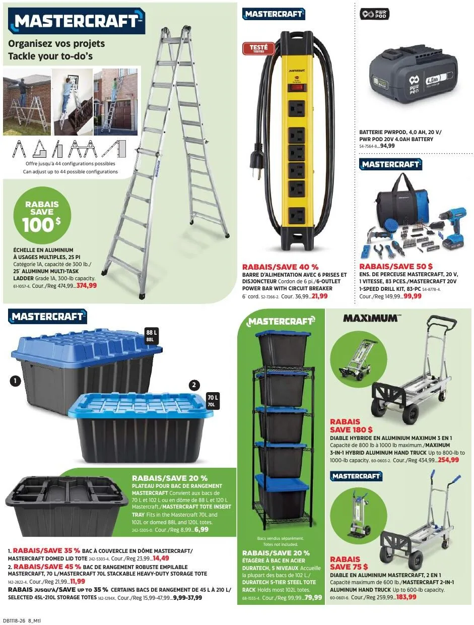 Page 22 de la Cahier Canadian Tire Inspirations Printemps du 30 avril au 20 mai 2026