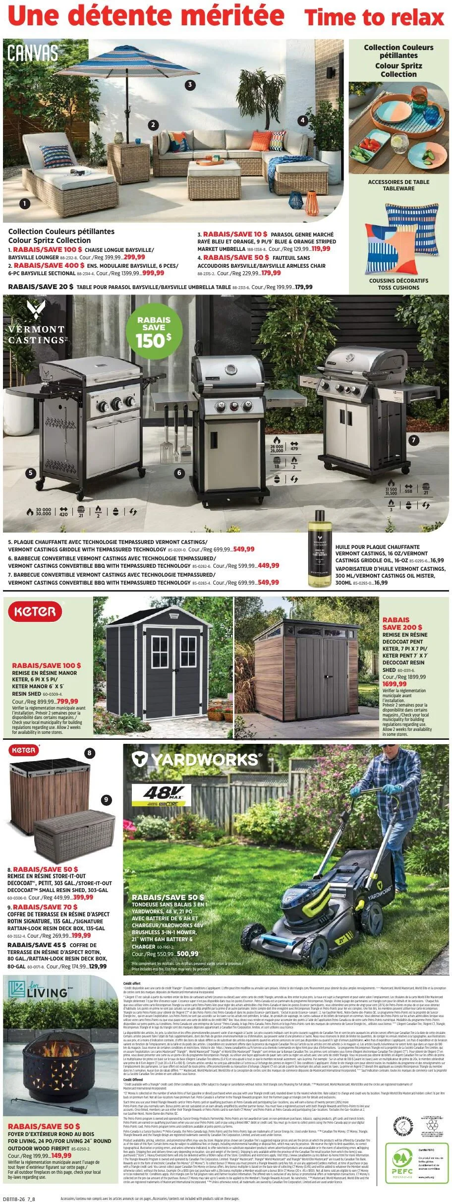 Page 23 de la Cahier Canadian Tire Inspirations Printemps du 30 avril au 20 mai 2026