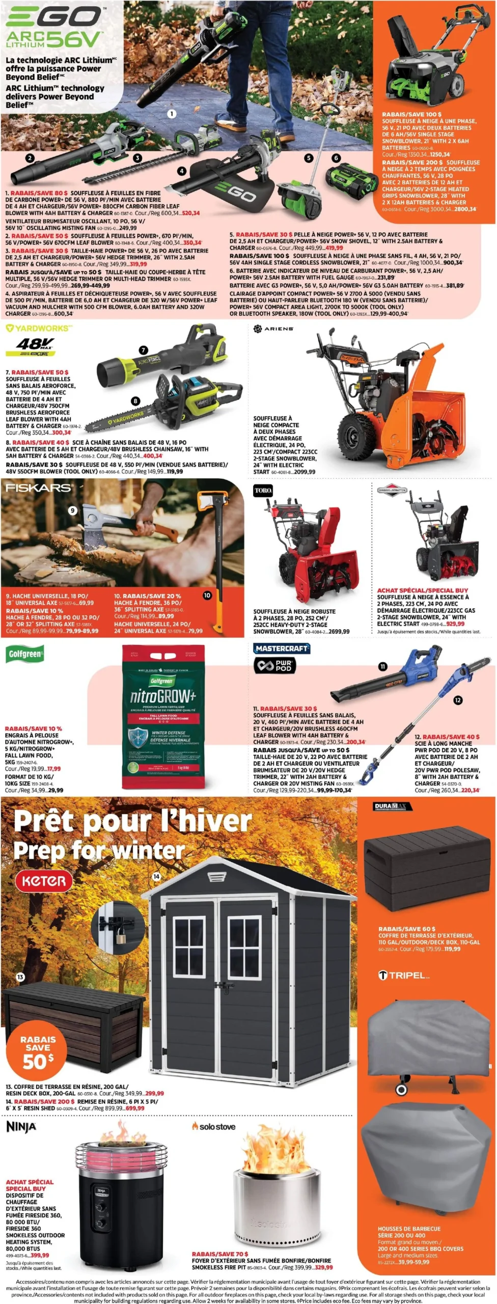 Page 8 de la Cahier Canadian Tire Inspirations automne du 24 septembre au 14 octobre 2026