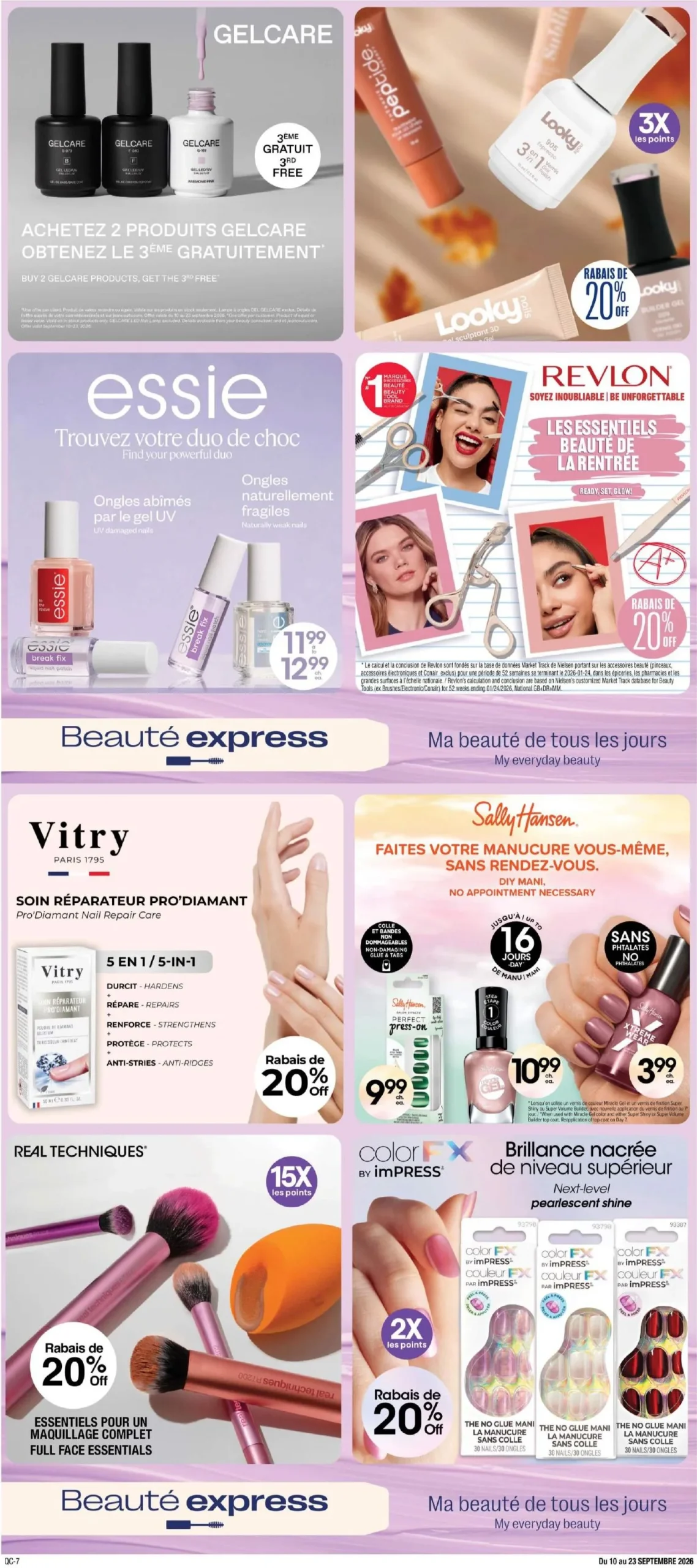 Page 7 de la Cahier Jean Coutu Beauté du 10 au 23 septembre 2026