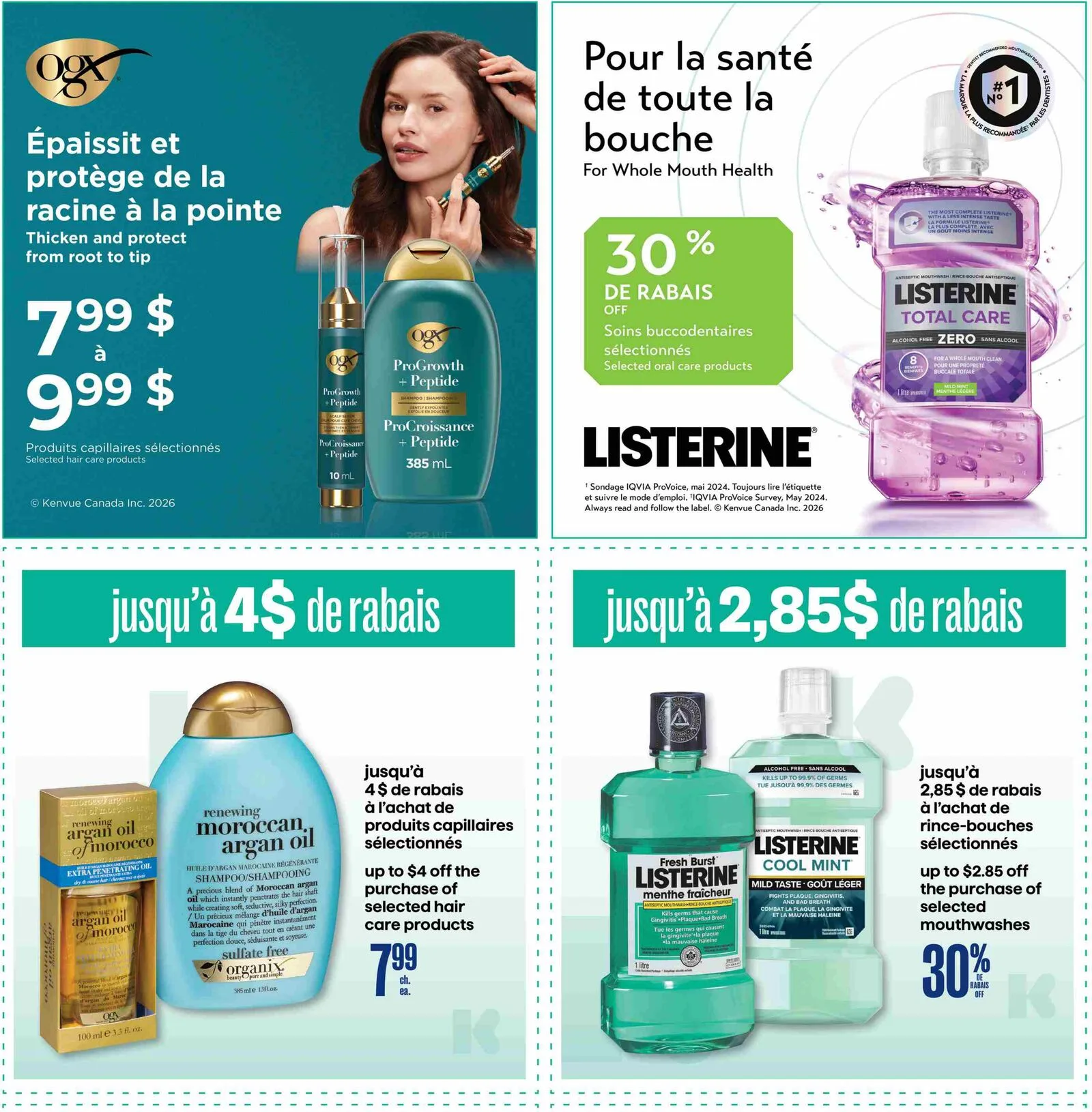 Page 3 de la Cahier Jean Coutu Kenvue du 23 avril au 6 mai 2026