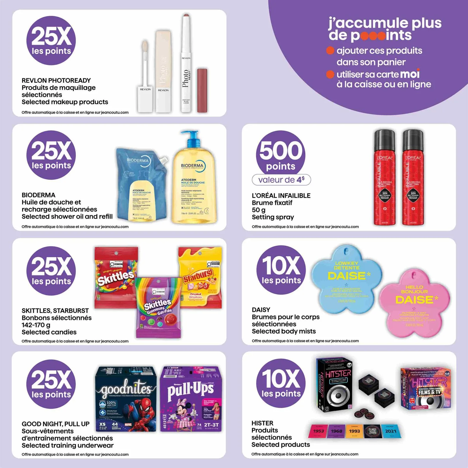 Page 3 de la Cahier Jean Coutu MOI du 6 au 19 août 2026