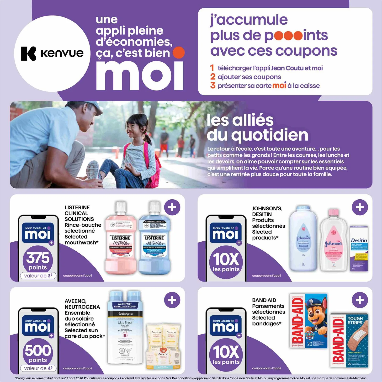 Page 5 de la Cahier Jean Coutu MOI du 6 au 19 août 2026