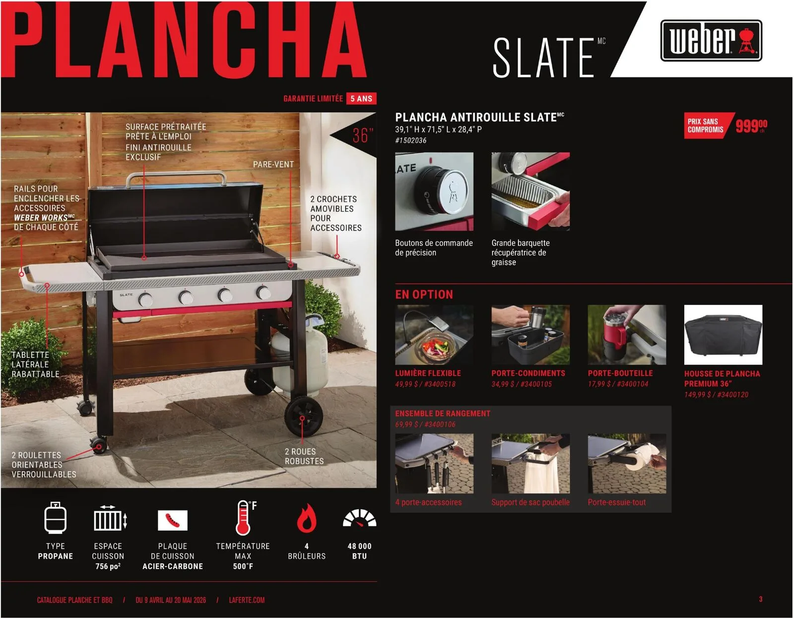 Page 3 de la Cahier Laferté Plancha du 9 avril au 20 mai 2026