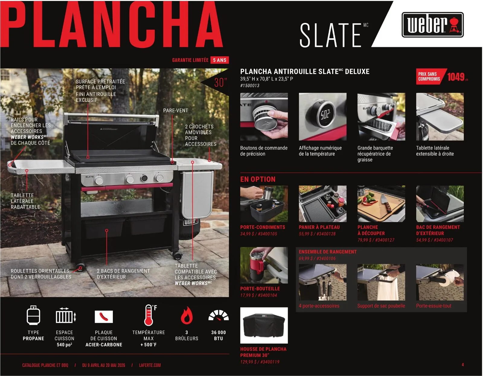 Page 4 de la Cahier Laferté Plancha du 9 avril au 20 mai 2026