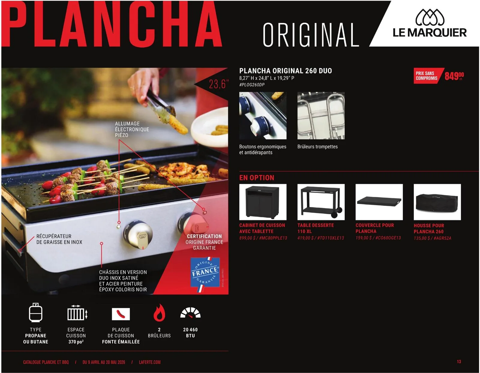 Page 13 de la Cahier Laferté Plancha du 9 avril au 20 mai 2026