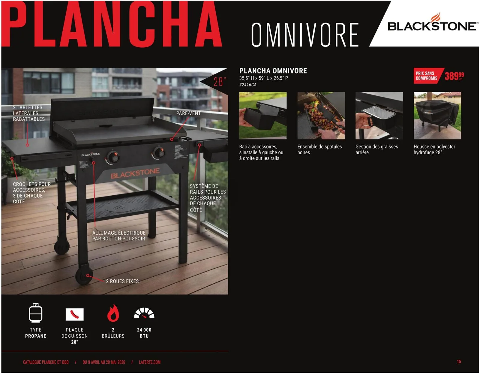 Page 15 de la Cahier Laferté Plancha du 9 avril au 20 mai 2026