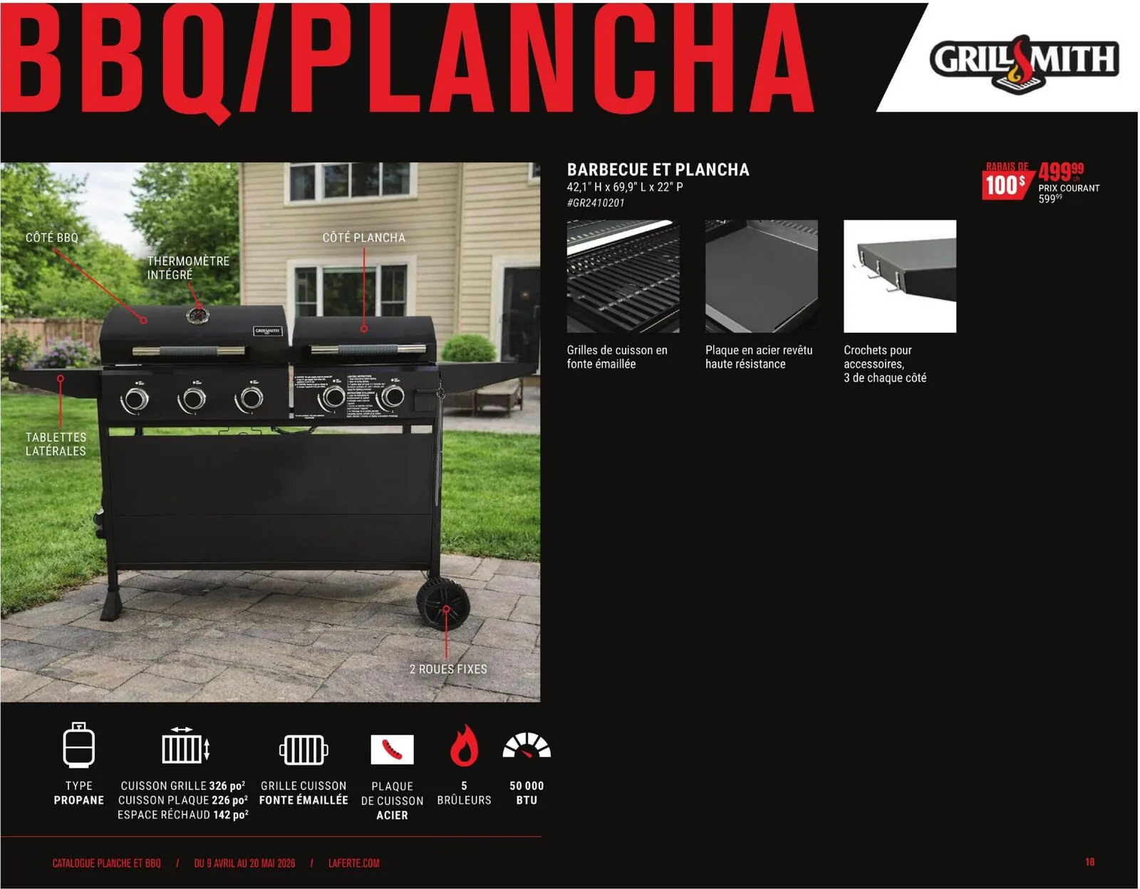 Page 18 de la Cahier Laferté Plancha du 9 avril au 20 mai 2026