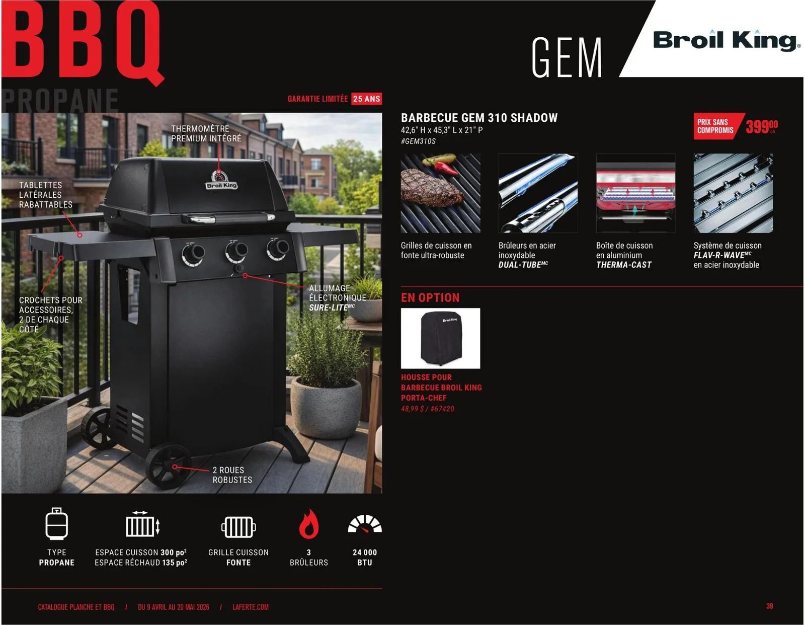 Page 39 de la Cahier Laferté Plancha du 9 avril au 20 mai 2026